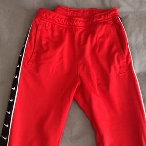 Nike red sweatpant